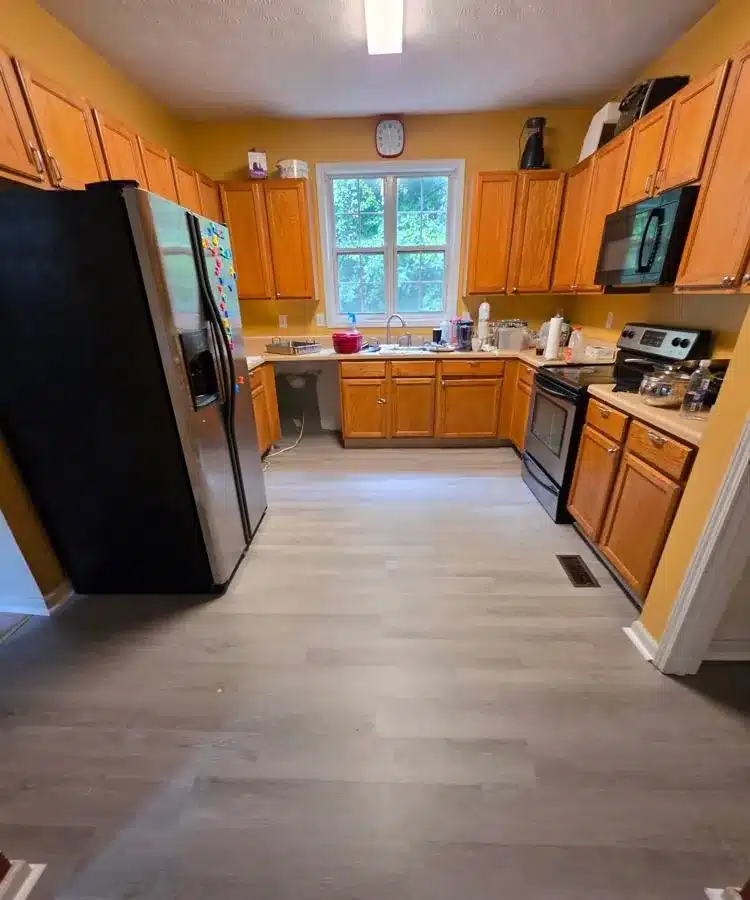 Same kitchen after restoration